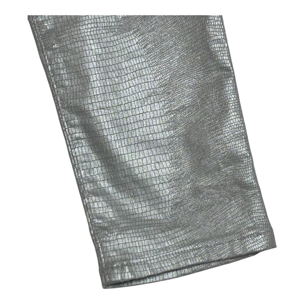 Bevy Flog Shely Silver Grey Snake Python Print Pa… - image 4